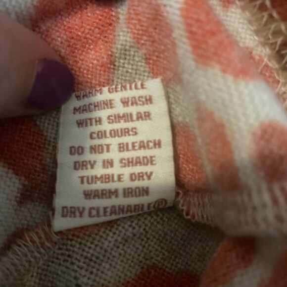 ARYEH Turtle Neck Brown Orange Cheetah Mini Dress Size M - Picture 8 of 9